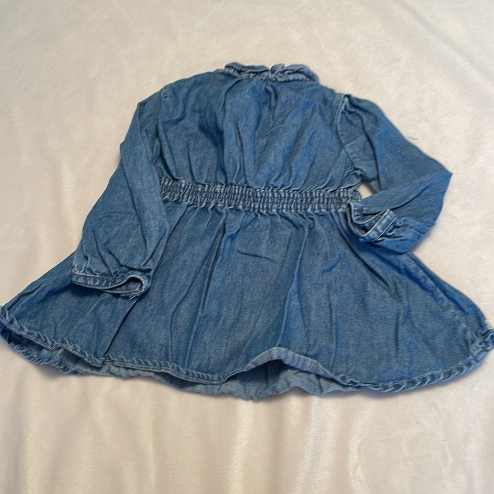 Blue Denim Ruffle Top from Ralph Lauren - Picture 2 of 4